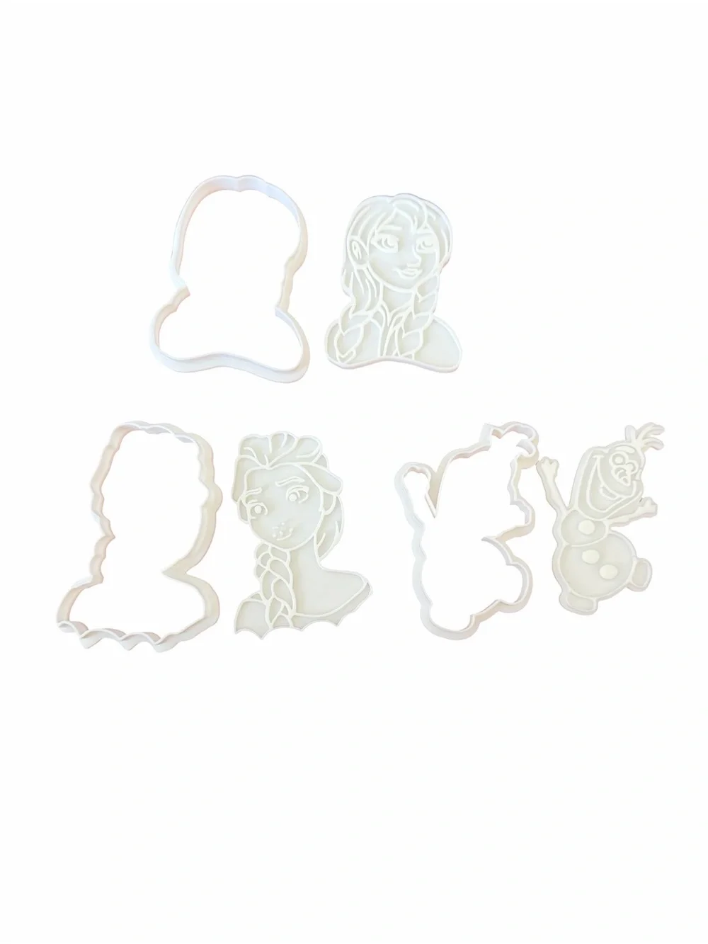 Frozen Cookie Cutter & Stamp Set 3D Printed